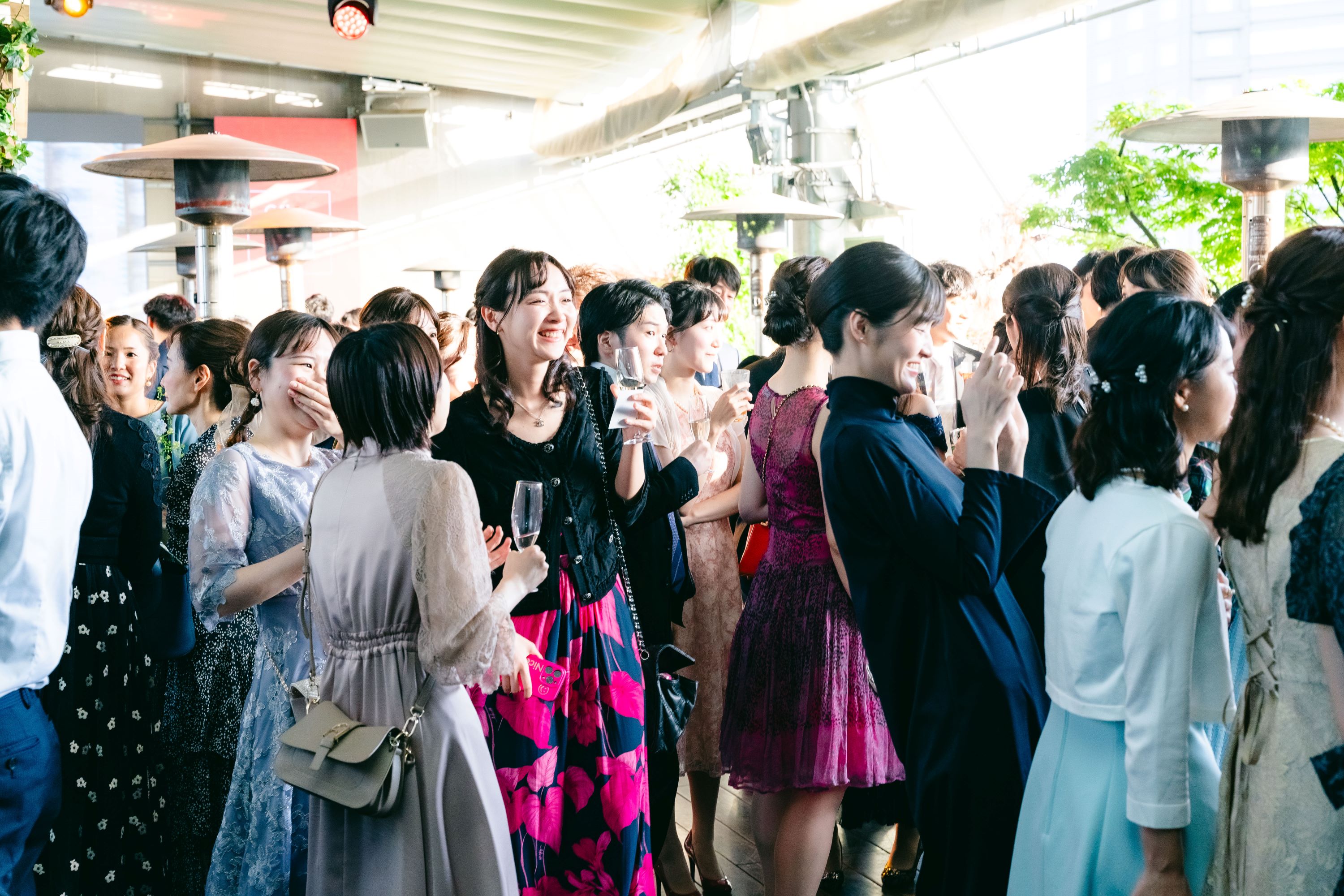 大人数の結婚式二次会 一体感
