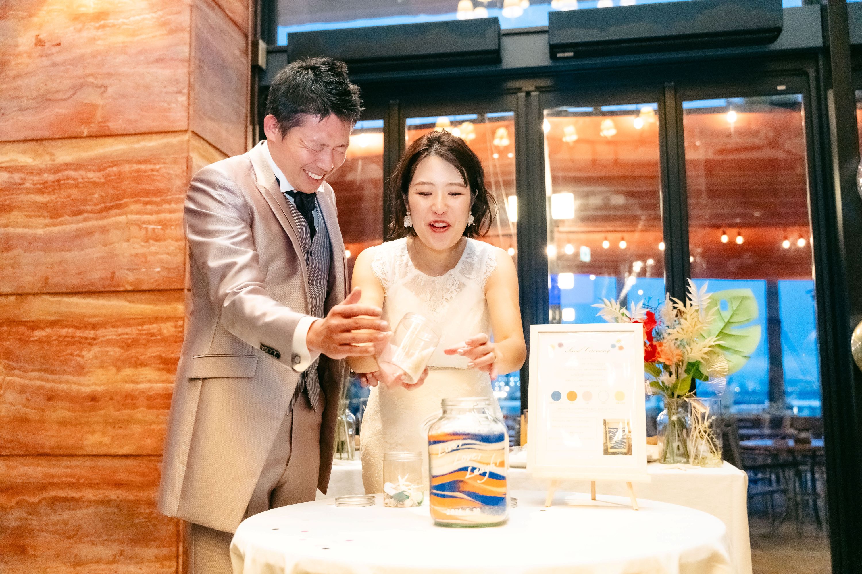 カジュアルウェディング 宴内人前式