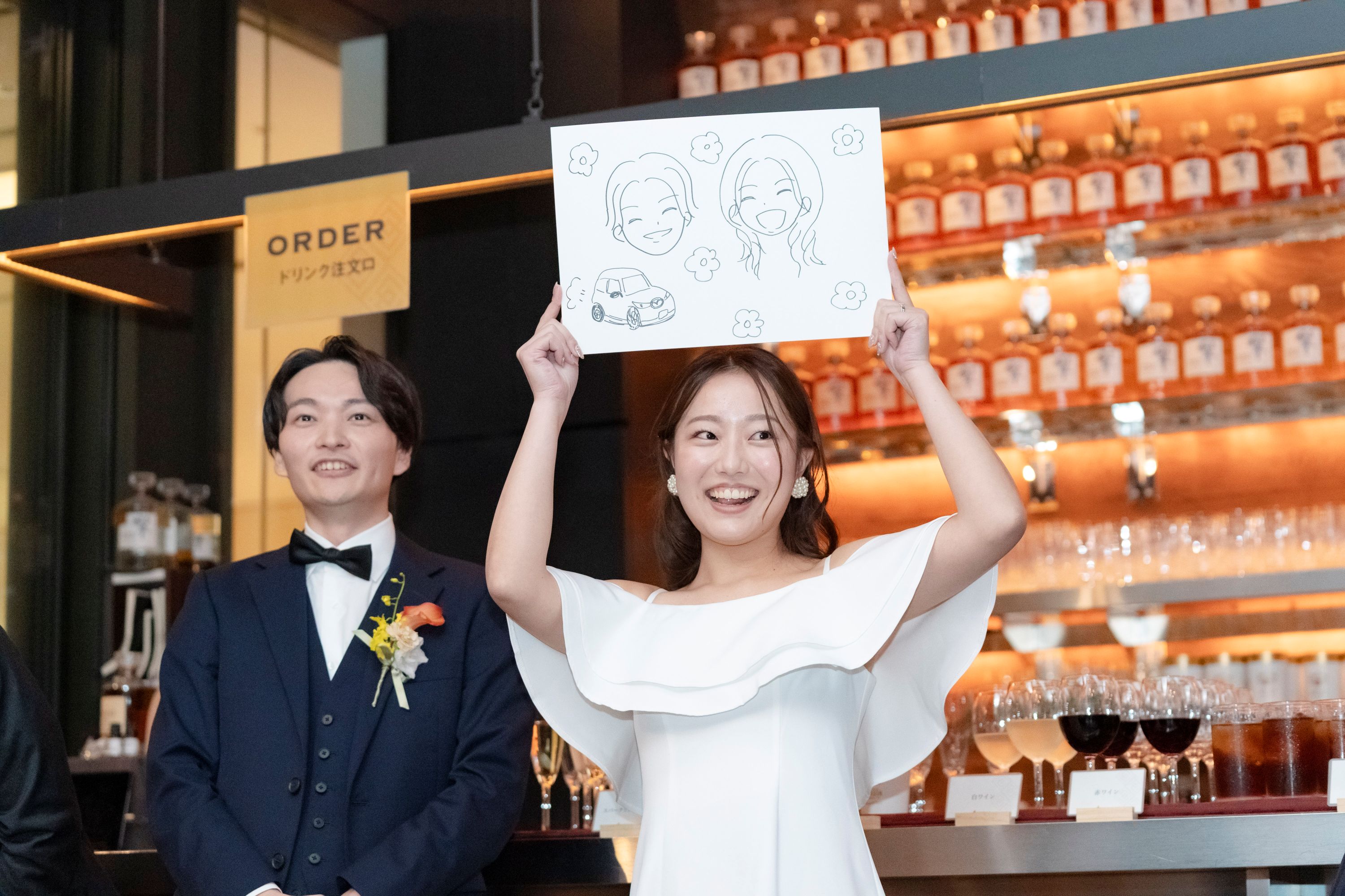 結婚式二次会で大盛り上がり！「似顔絵ゲーム」のルールをご紹介します