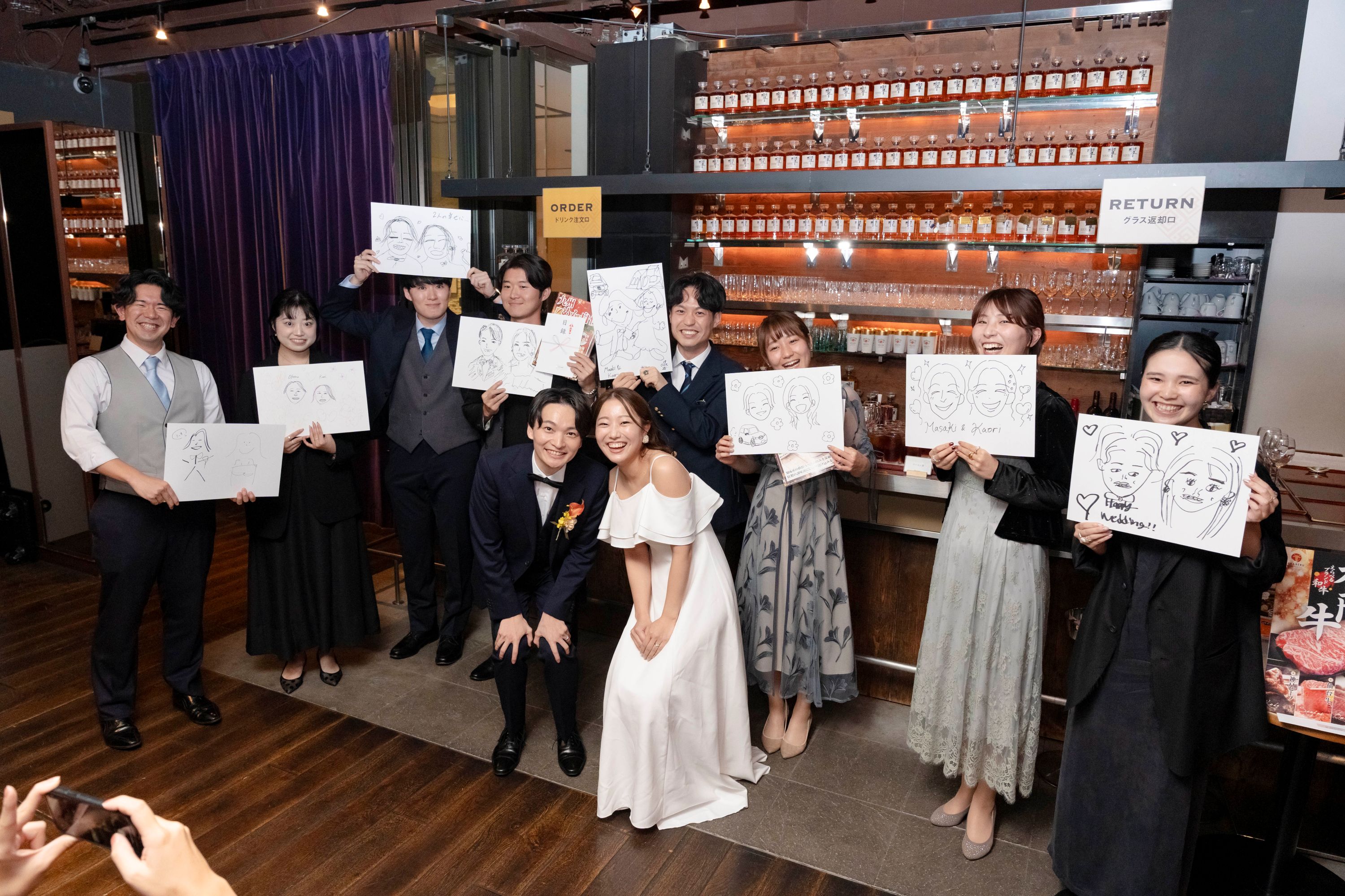 結婚式二次会で大盛り上がり！「似顔絵ゲーム」のルールをご紹介します