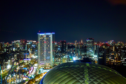 水道橋の夜景
